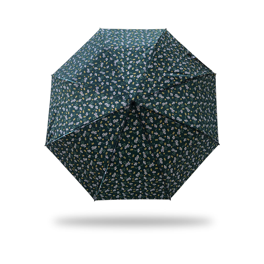 3 Folding Umbrella - Satin (Green)