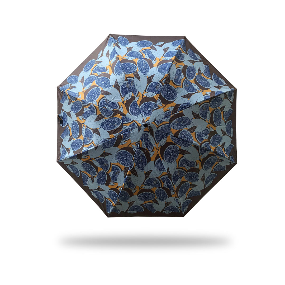 2 Folding Umbrella - Printed UV (Blue)
