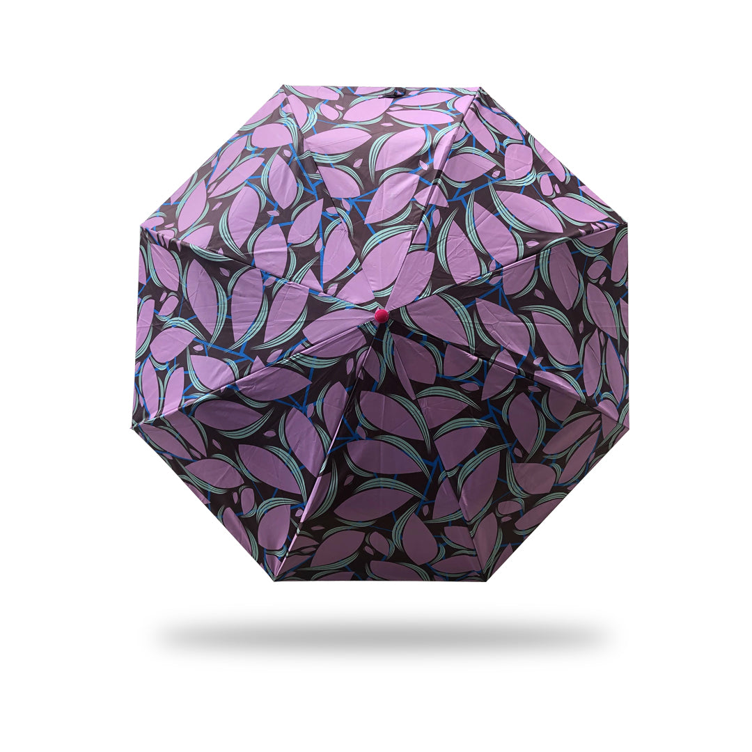 3 Folding Umbrella - Printed UV ( Pink)