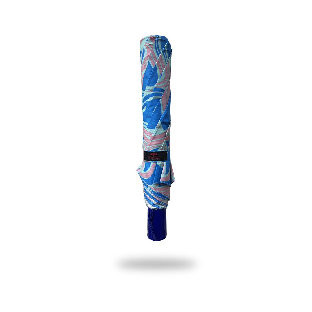 2 Folding Umbrella - Printed UV (Pink & Blue)
