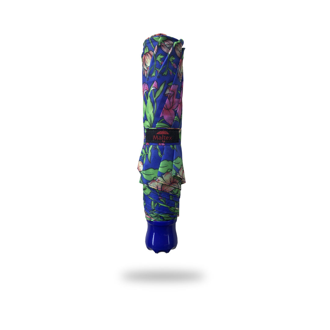 3 Folding Umbrella - Printed (Blue & Pink)