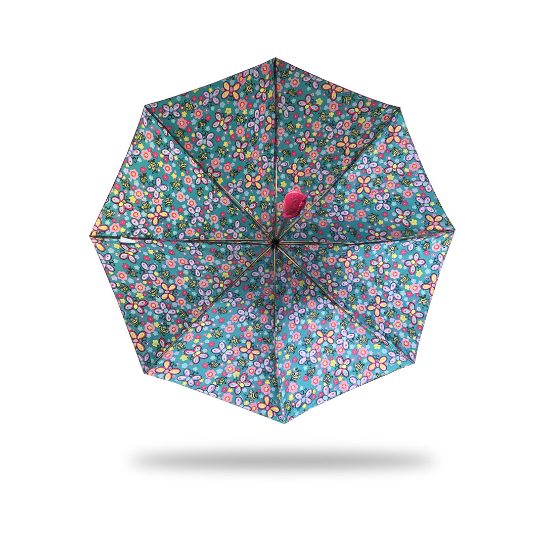 2 Folding Umbrella - Satin (Pink & Blue)